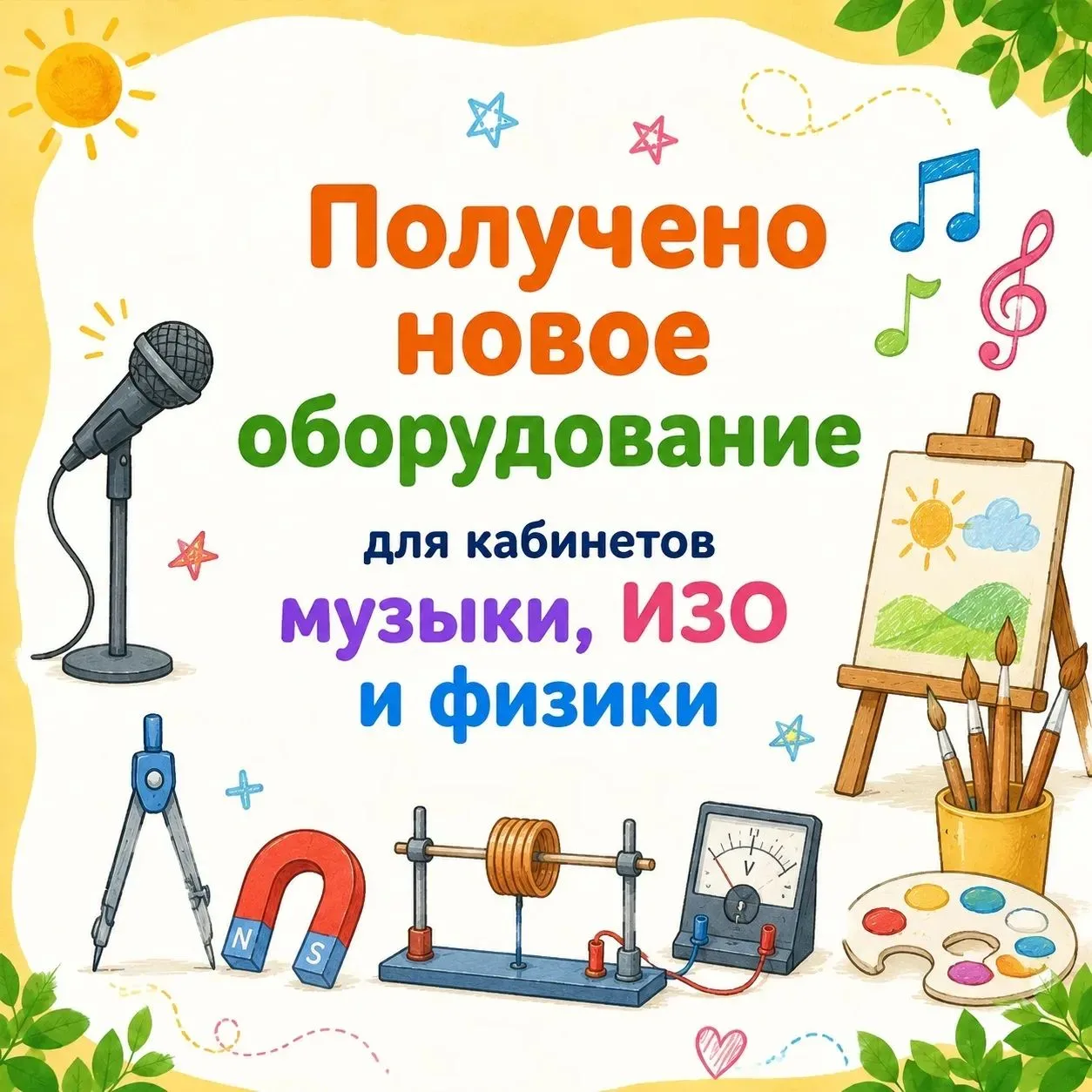 🧑‍🎨 Почти 20 000 российских школ обновили кабинеты музыки, ИЗО и физики

С радостью сообщаем, что 