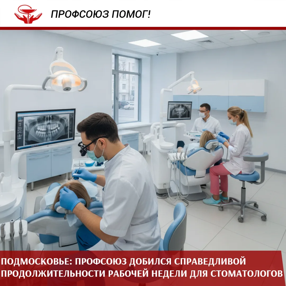 Что случилось?

📢В одной из подмосковных больниц руководство пыталось увеличить врачам-стоматологам