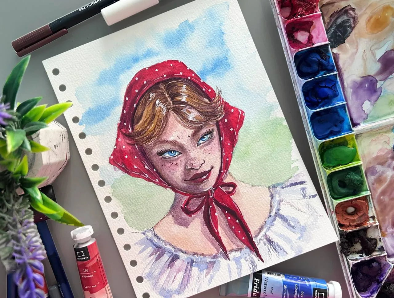 Весна уже почти передала эстафету лету, но её лёгкое дыхание всё ещё здесь. Вот вам акварельный нежн