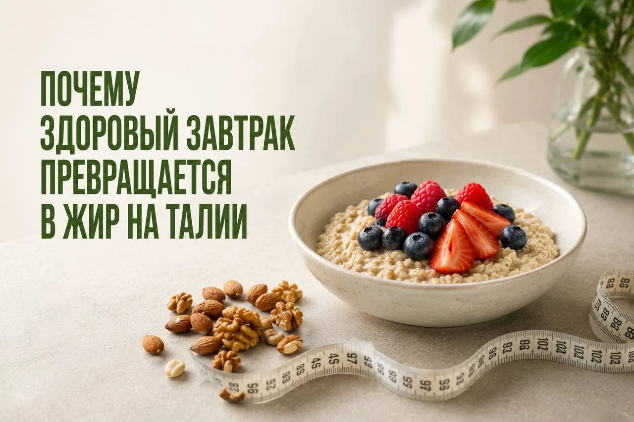 Почему ваш «здоровый» завтрак превращается в жир на талии?   Мы привыкли верить, что существует неки