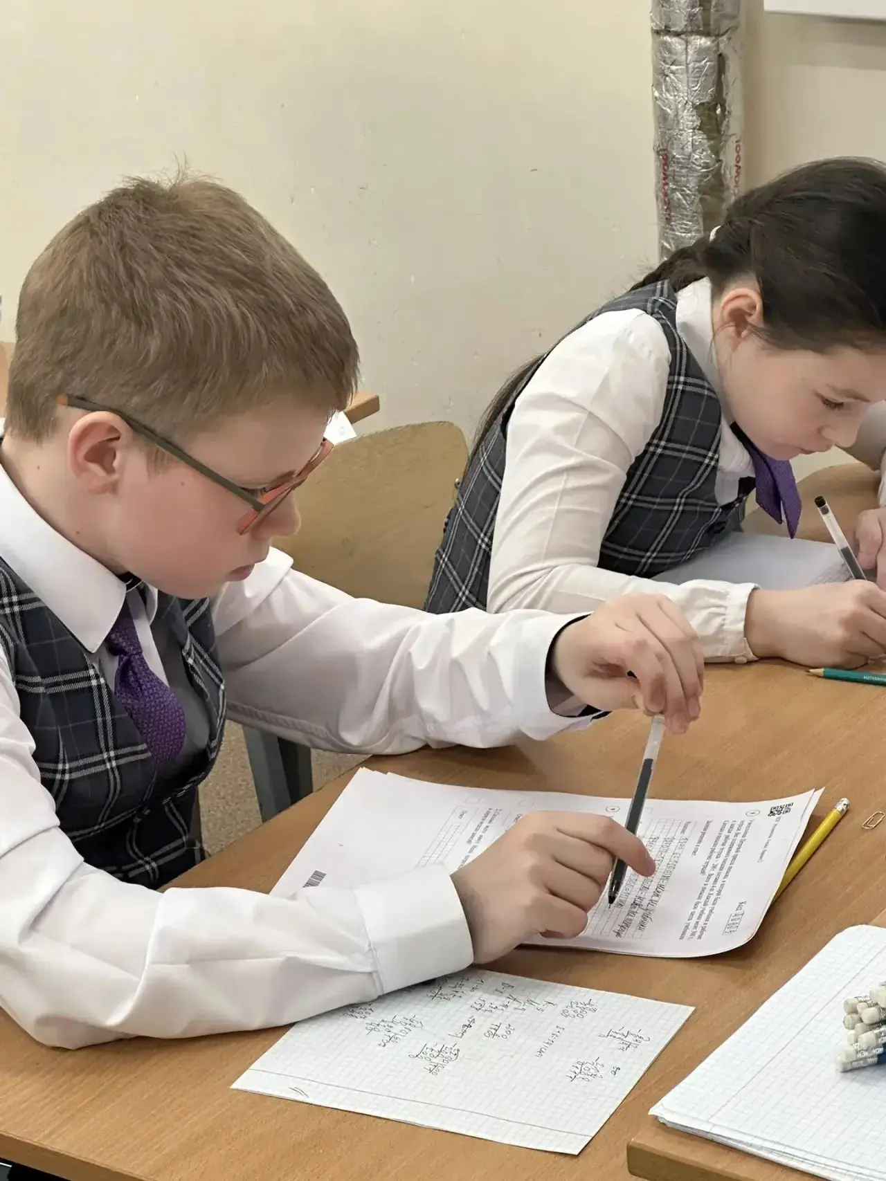 📝 ВПР в 4 «А»: первый серьёзный экзамен позади!  На прошлой неделе наши четвероклассники написали Вс