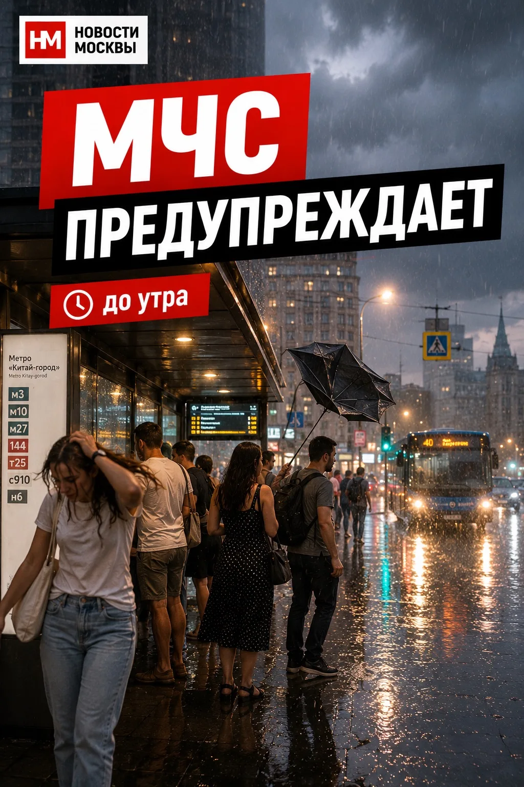 ⛈️ МЧС предупредило москвичей о грозе и сильном ветре

В ближайшее время и до утра в Москве и Подмос