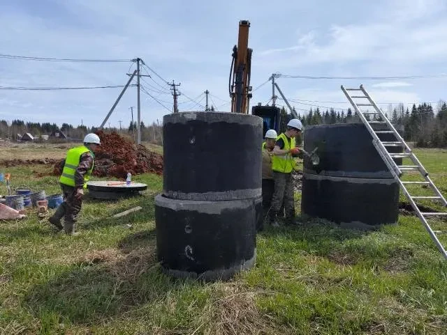 В п. Нагорнский продолжаются работы по строительству водопровода, реализация проекта на...