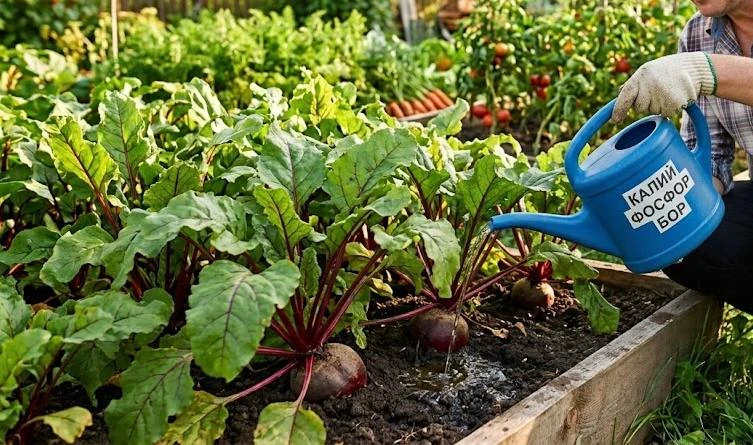 🥬 Конец июля — самое время подкормить свеклу. От этого зависит, насколько крупной, сладкой и насыще
