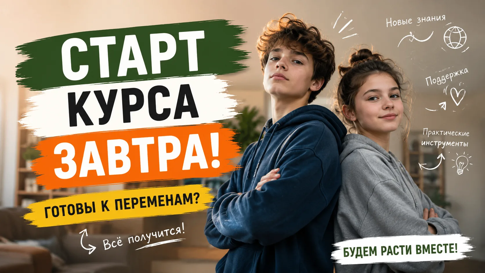 Социальное одобрение - без него у нас часто опускаются руки!

Я очень хочу на курс, но поговорила с 