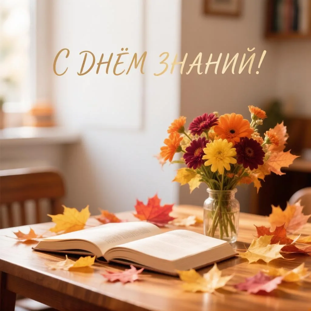С Днём Знаний, наши маленькие почемучки и их мудрые наставники!