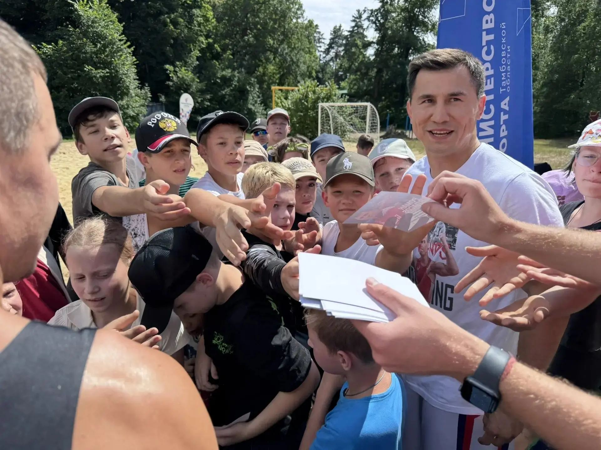 Наши спортсмены отделения греко-римской борьбы продолжают свой летний спортивный сбор в ДОЛ «Юность»