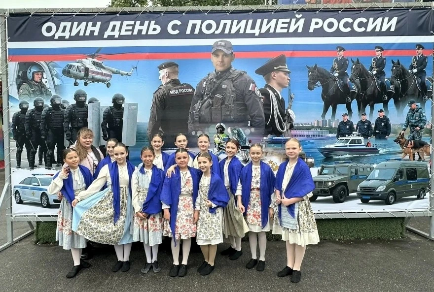 📌Детский хореографический ансамбль «Махаон» принял участие в концертной программе информационно-про