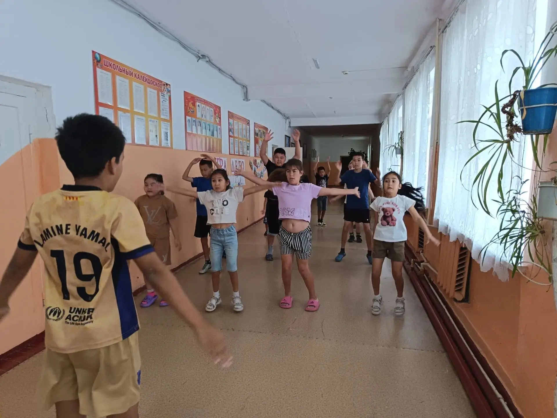 ⚽🏀12 день в лагере: Спортивный час🏀⚽ 
 
✨16 июня 2026 года в оздоровительном лагере «Радуга детств