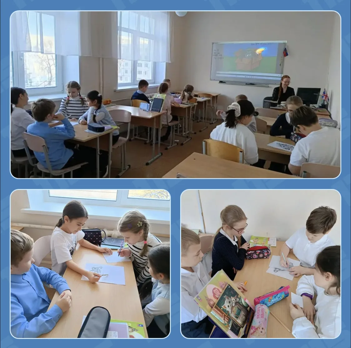 🌟Третий класс покоряет английский на метапредметной неделе!🌟  Ученики третьего класса устроили насто
