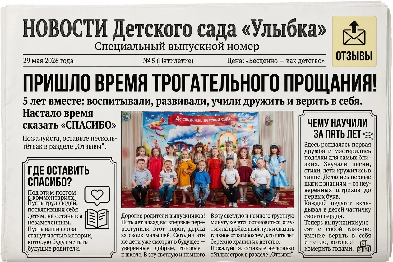 Дорогие наши выпускники детского сада!