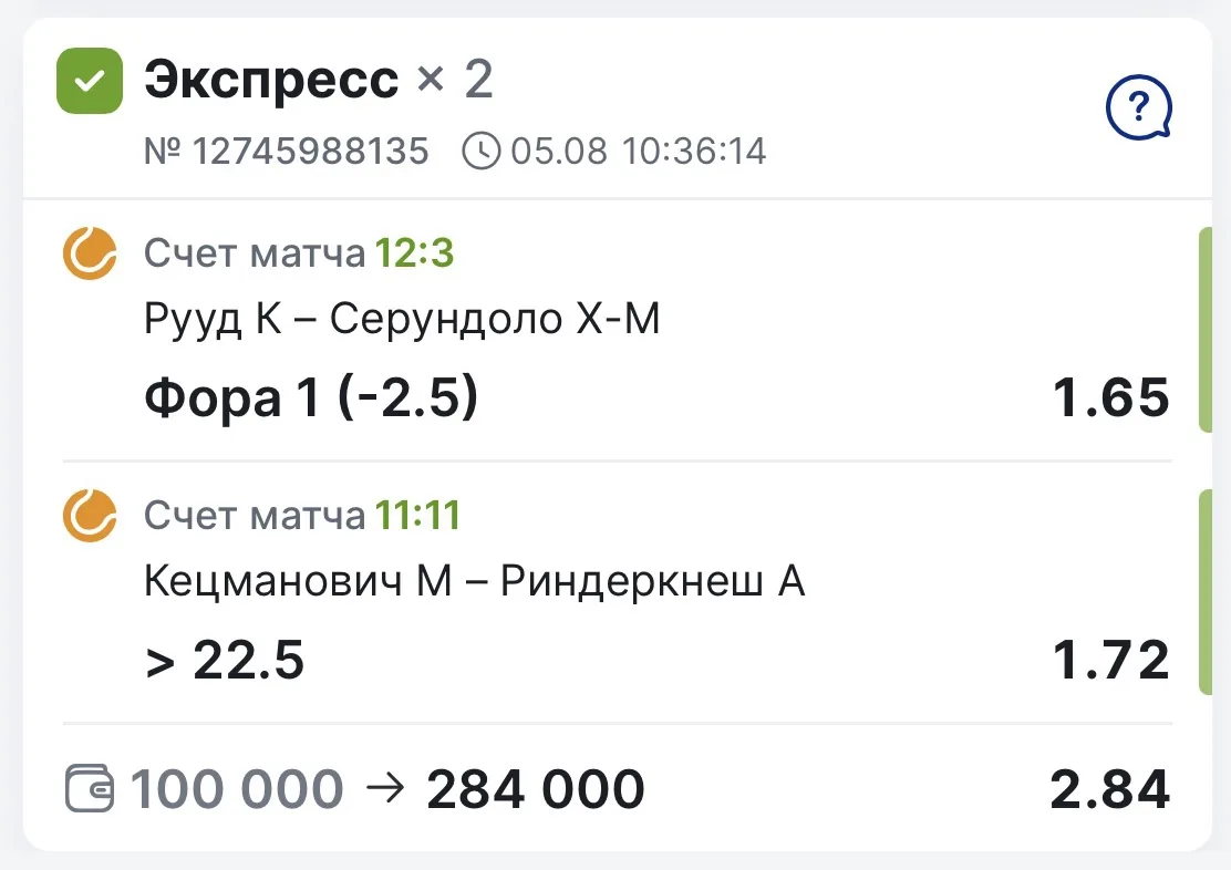 ЗАБИРАЕМ ПОБЕДУ ПО ДВОЙНИКУ С АНОНСА С КФ 2.84✅✅✅