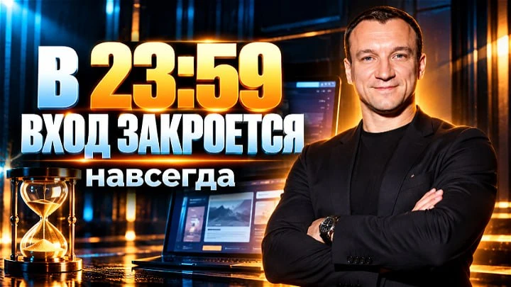 ⏳ В 23:59 вход закроется навсегда!