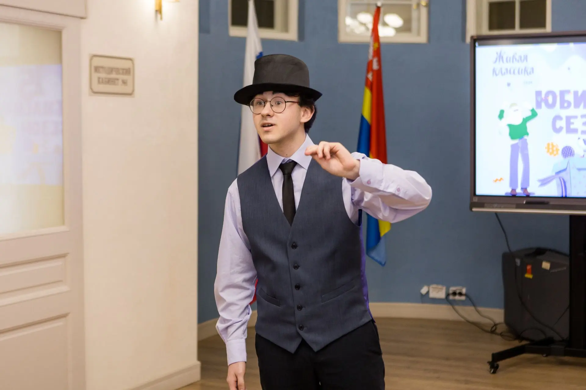 🎭 63 школьника из 22 муниципалитетов приняли участие в конкурсе «Живая классика»  В возрасте от 10 д