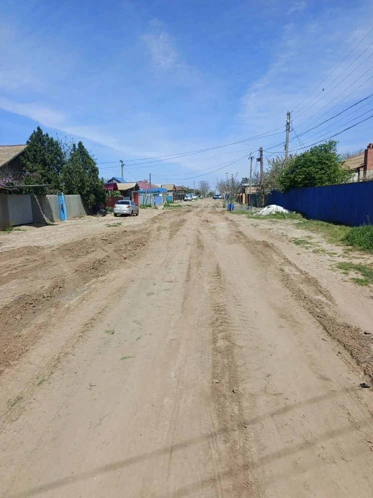 МКУ "ЕДДС Лиманского района " продолжается поэтапное профилирование грунтовых дорог в п. Лиман. На ф