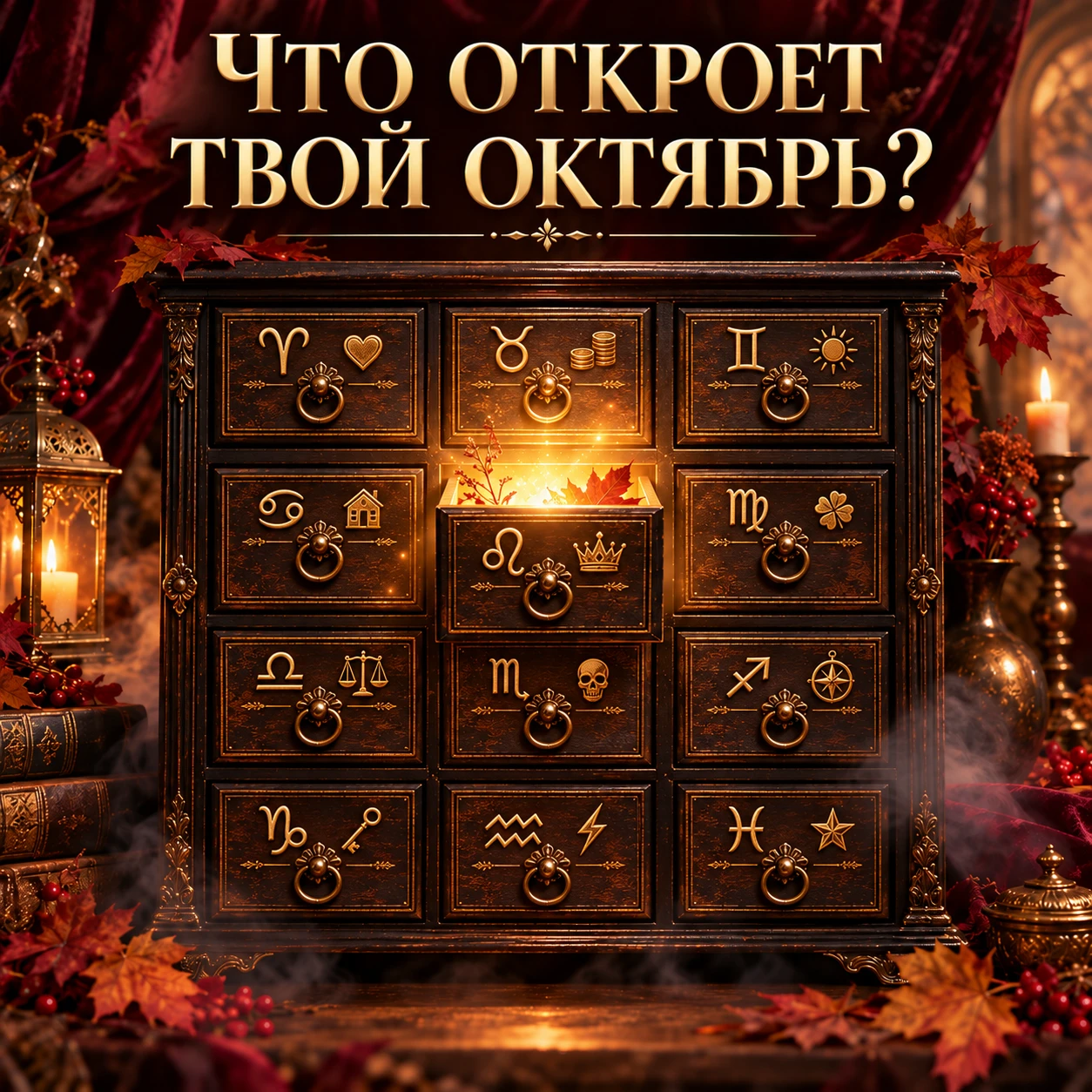 Октябрь проверит тебя на прочность. Но в чём именно? 🔮
