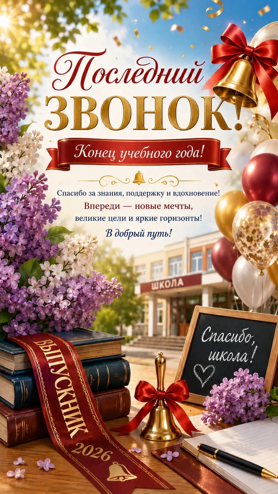 🌸🏫🎓Дорогие ученики, уважаемые педагоги и дорогие родители!