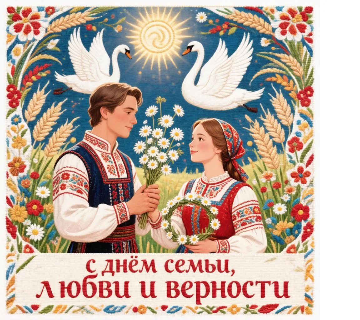 Впервые празднование Дня семьи, любви и верности российский народ отметил 8 июля 2008 года, объявлен