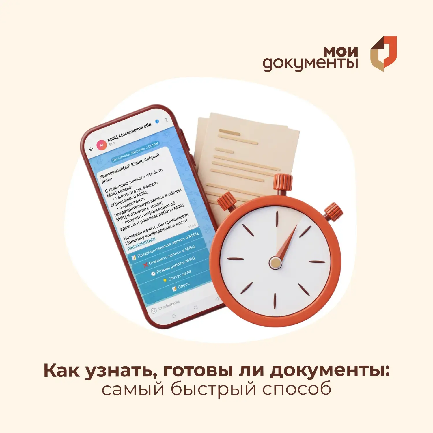 🔍 Как узнать, готовы ли документы: самый быстрый способ
