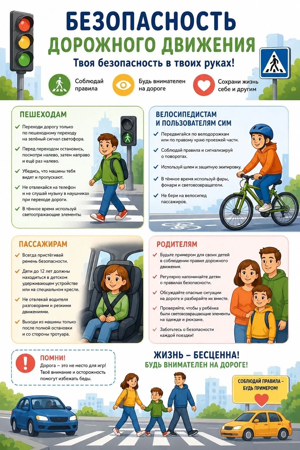 Безопасность дорожного движения – это комплексная проблема, актуальная для любого город...