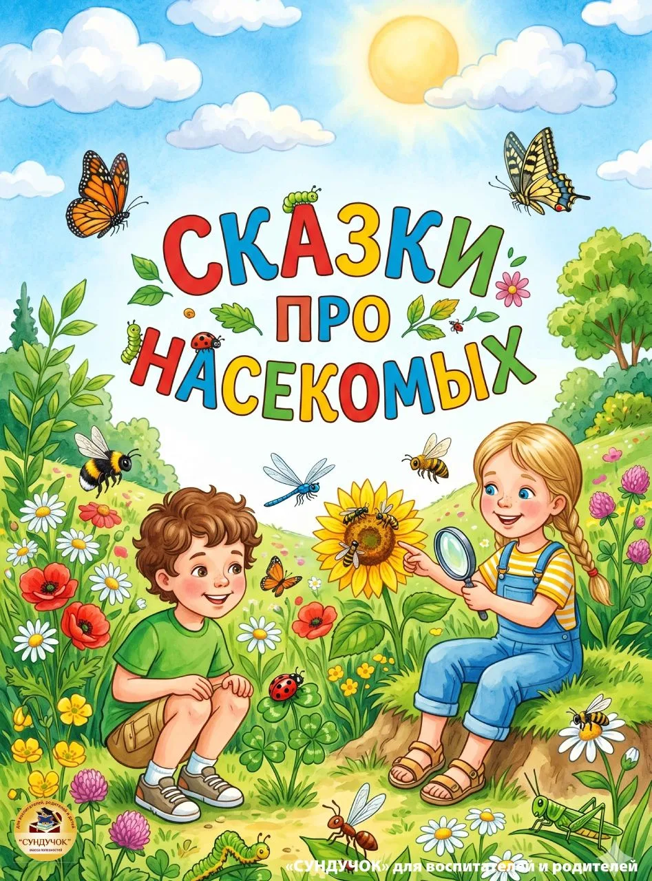Познавательные сказки про насекомых