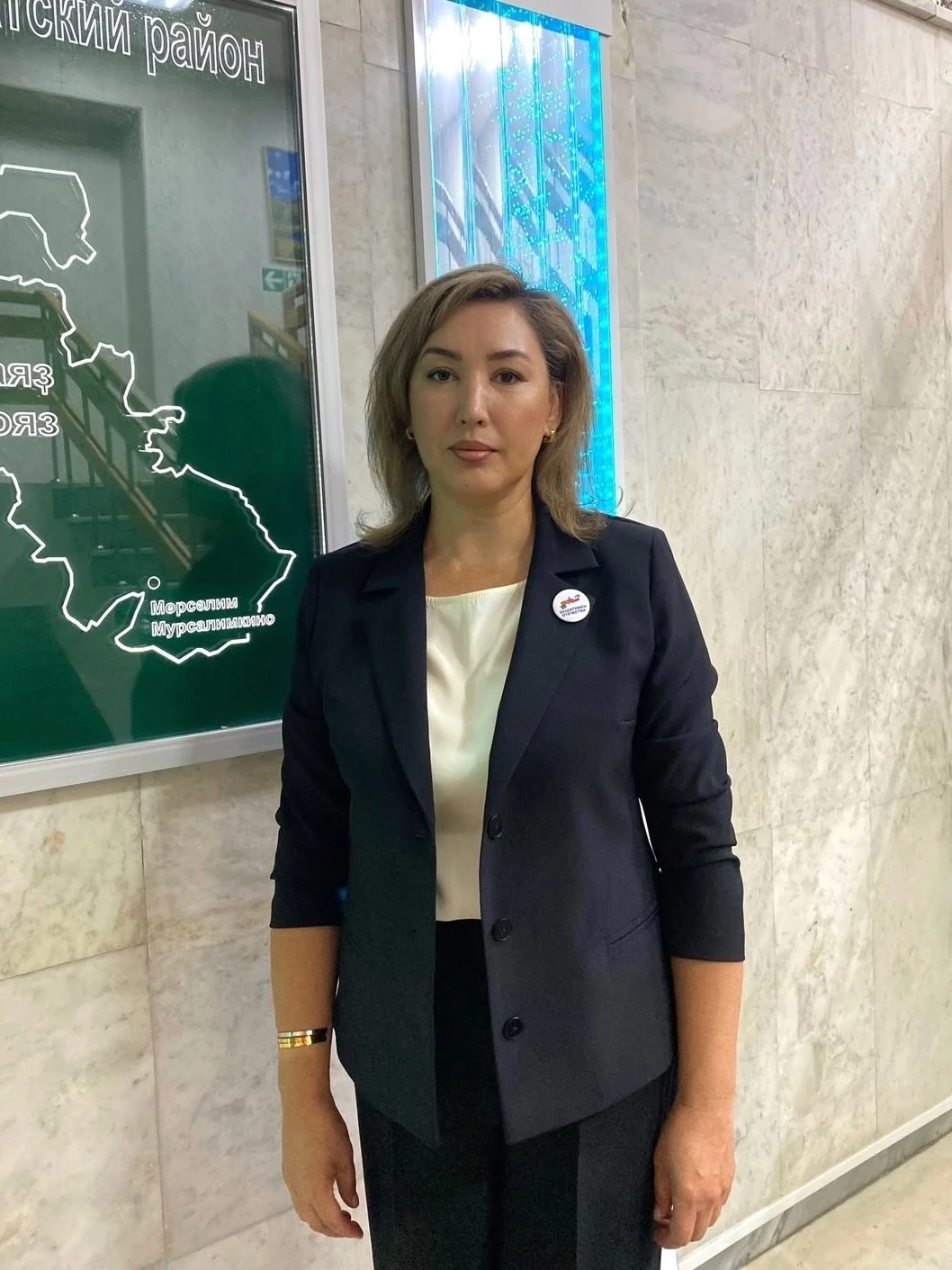🎉Социальный координатор фонда "Защитники Отечества" в Салаватском районе Миляуша Сафиуллина переход