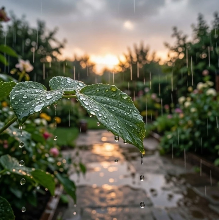 На стыке июля и августа – дожди🌧️