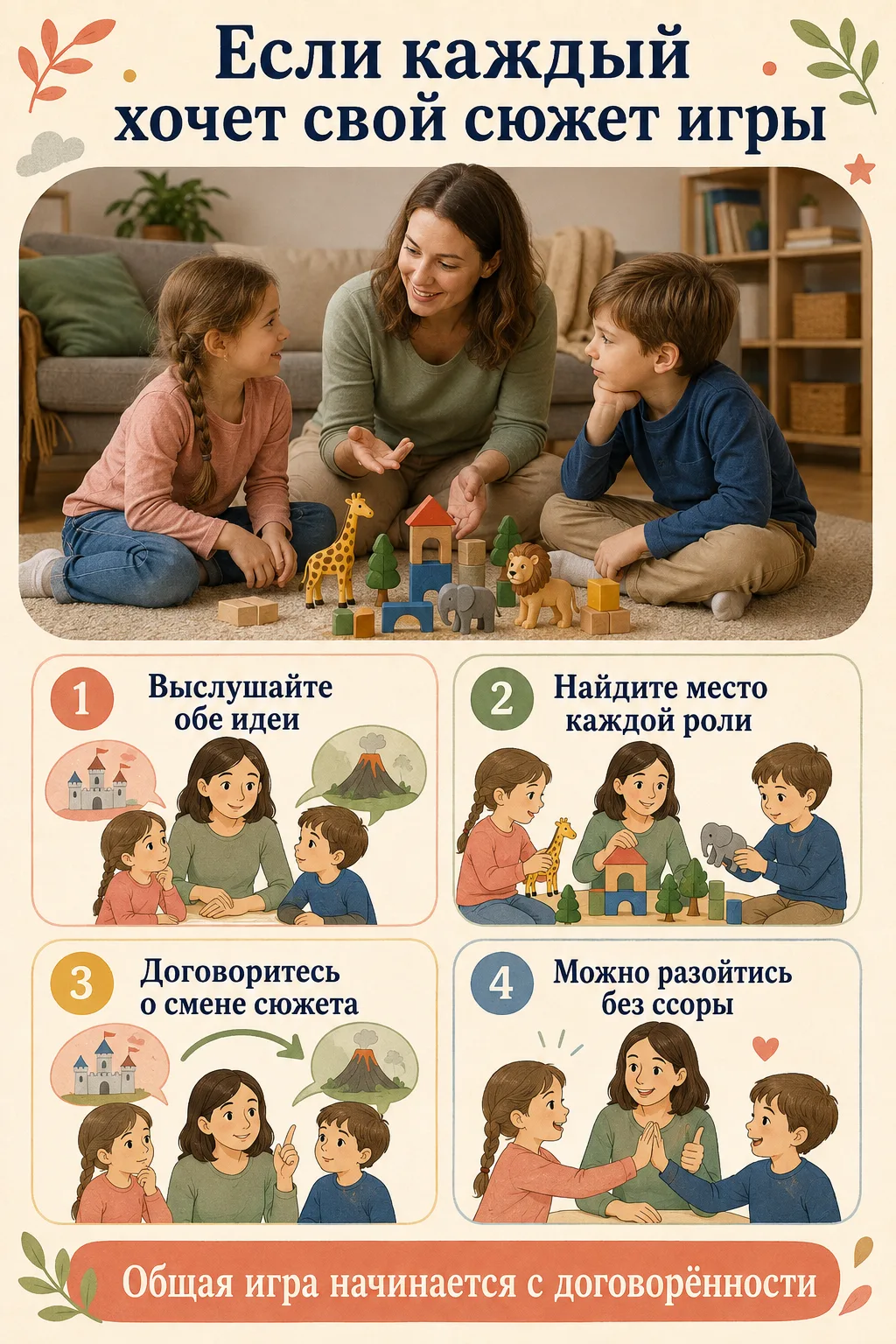 🎭 Если каждый хочет свой сюжет игры