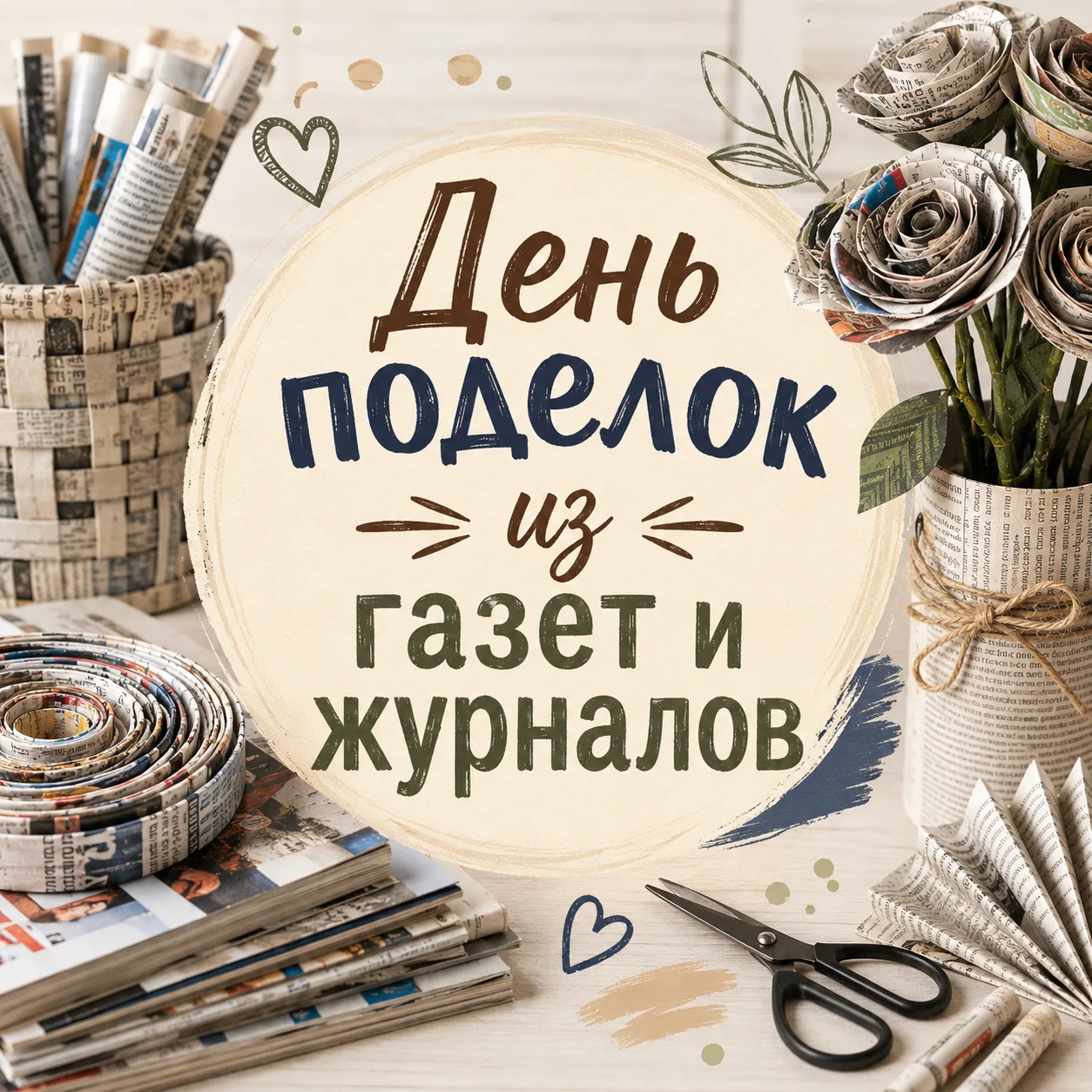 Сегодня в нашем детском саду прошёл день творчества из газет и журналов! 📰✂️🎨Ребята у...