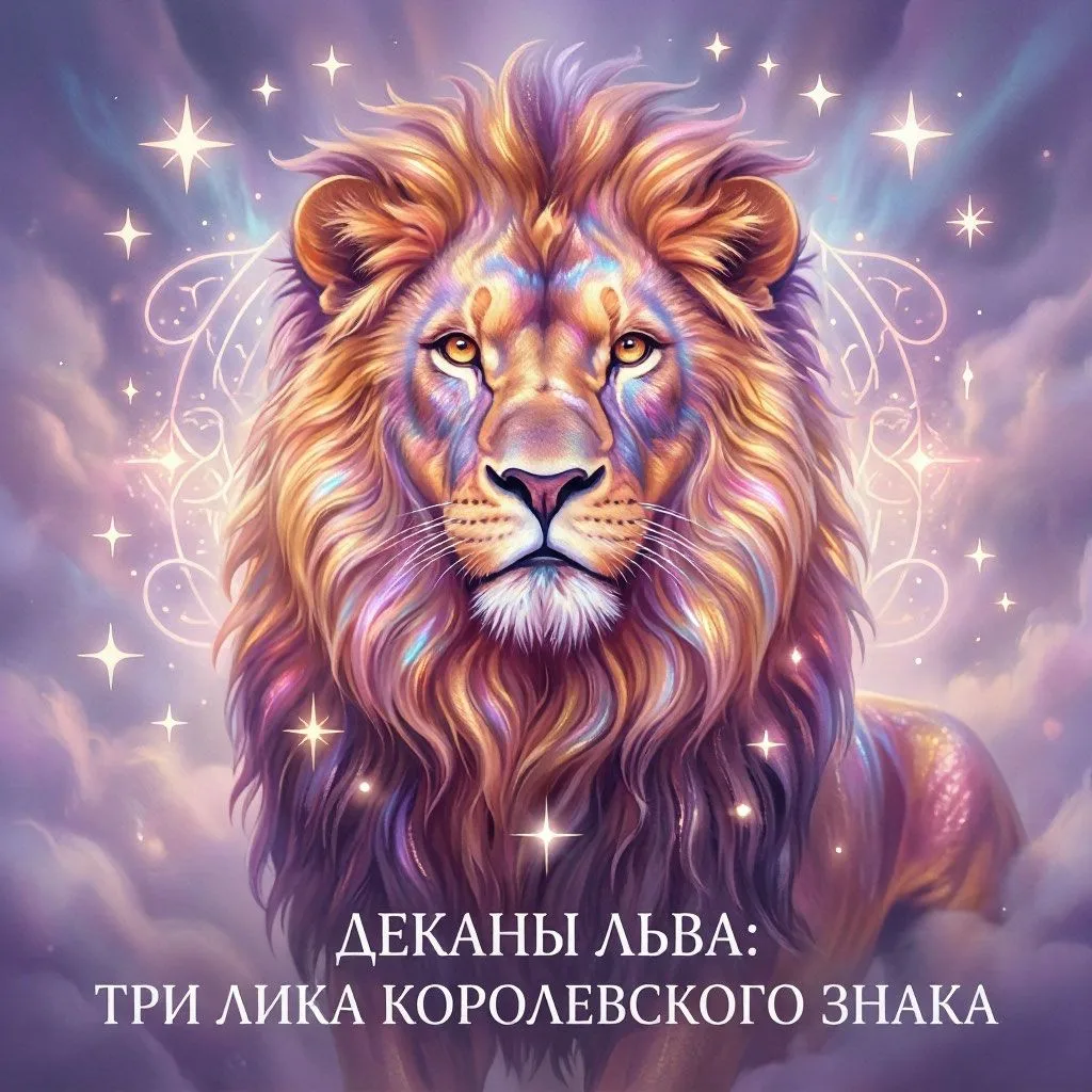 🦁 ДЕКАНЫ ЛЬВА: ТРИ ЛИКА КОРОЛЕВСКОГО ЗНАКА