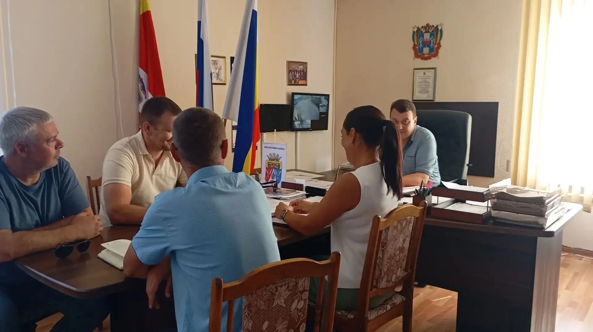 Глава Администрации Грушевского сельского поселения Онищенко  Николай  Леонидович сегод...