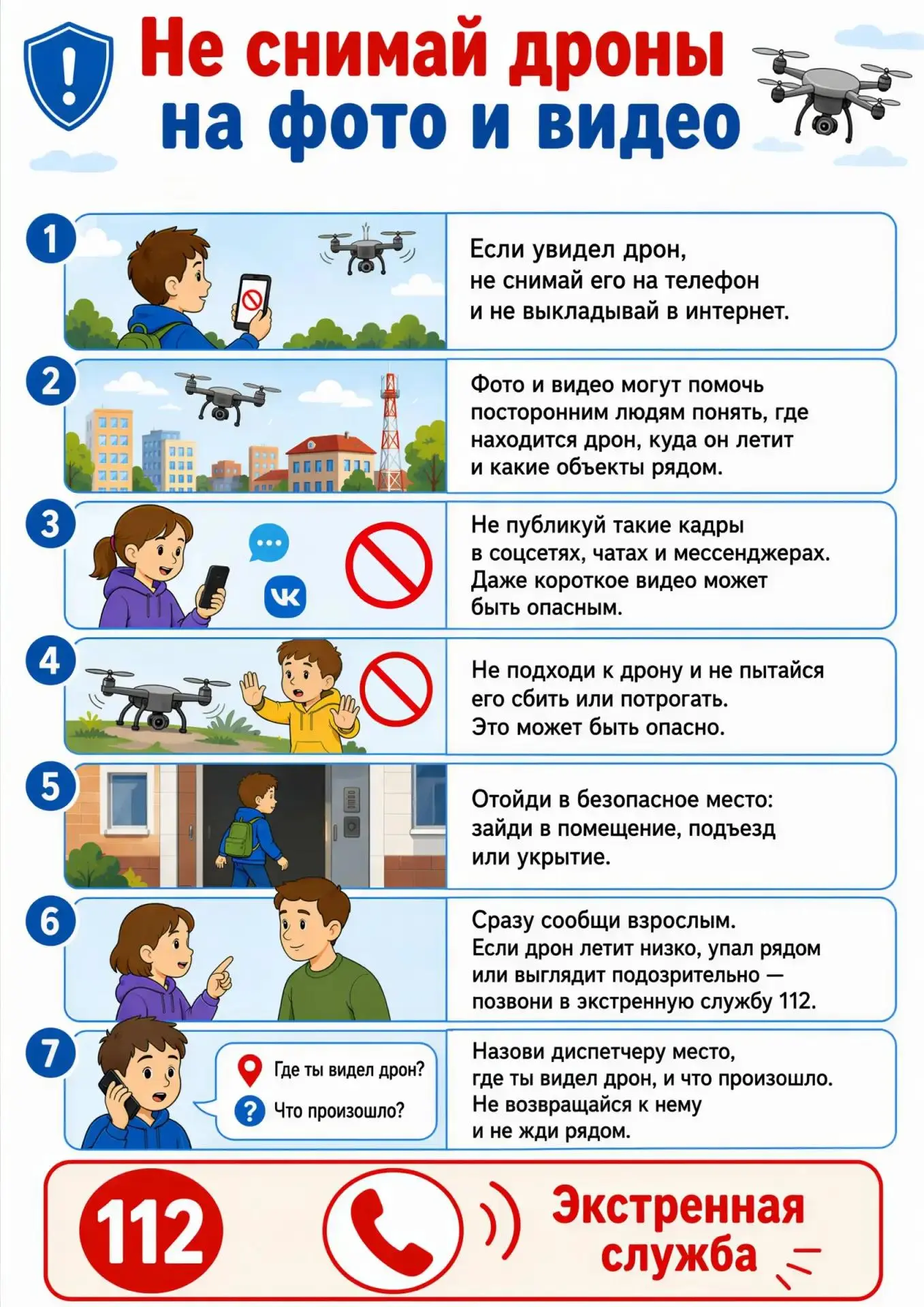 ❗Запрет на съемку: Почему дроны не должны попадать в кадр.