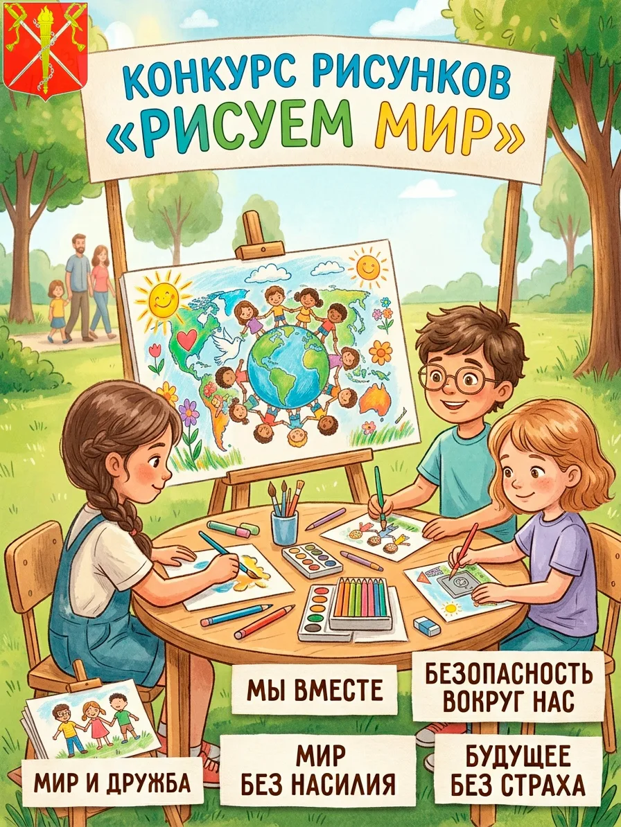 Конкурс рисунков «Рисуем мир»