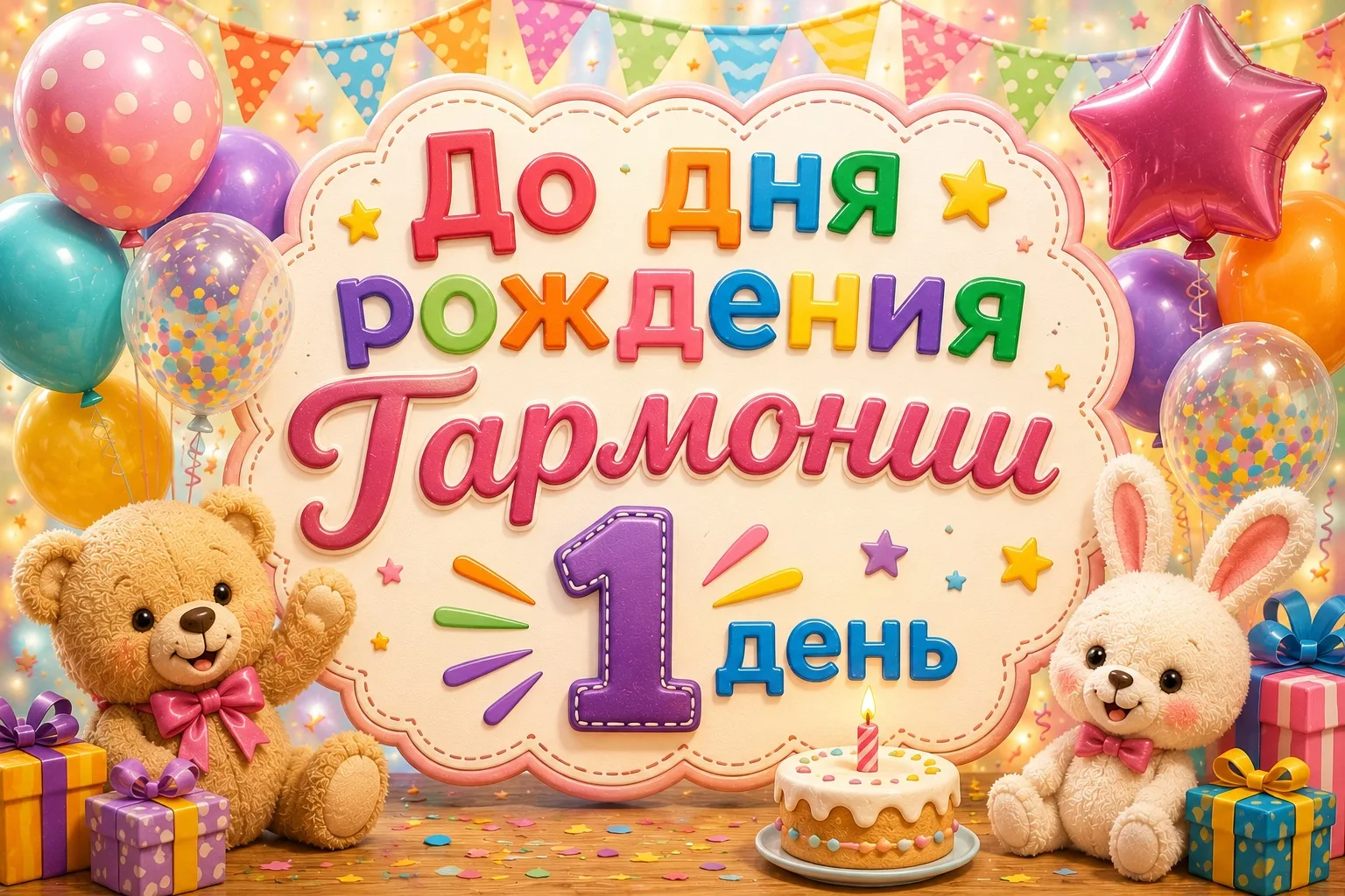 #МарафонГармонии #ГармонияДеньРождения #ГодДошкольногоОбразования