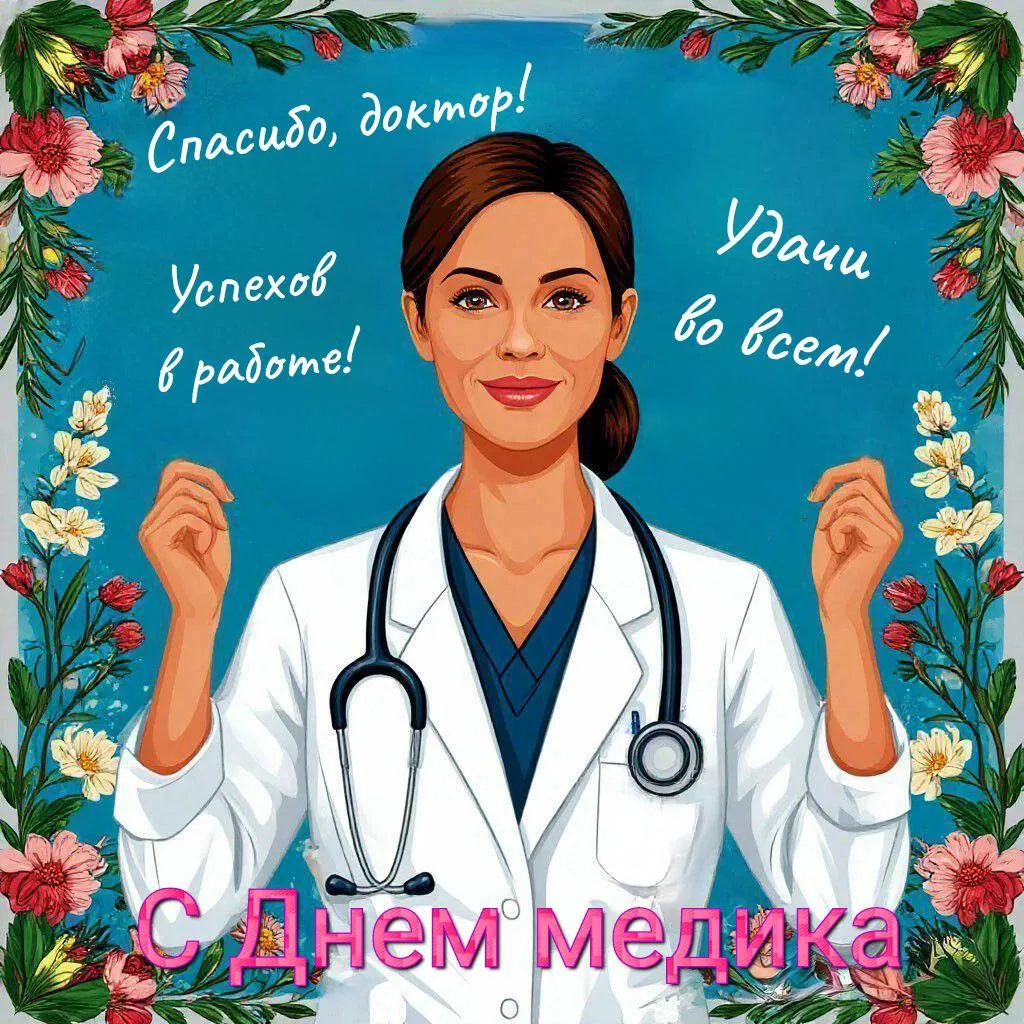 💫Уважаемые работники и ветераны здравоохранения!
Примите искренние поздравления с профессиональным 