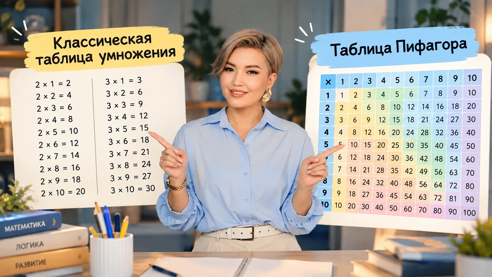 Таблица умножения или таблица Пифагора: что удобнее для ребёнка?