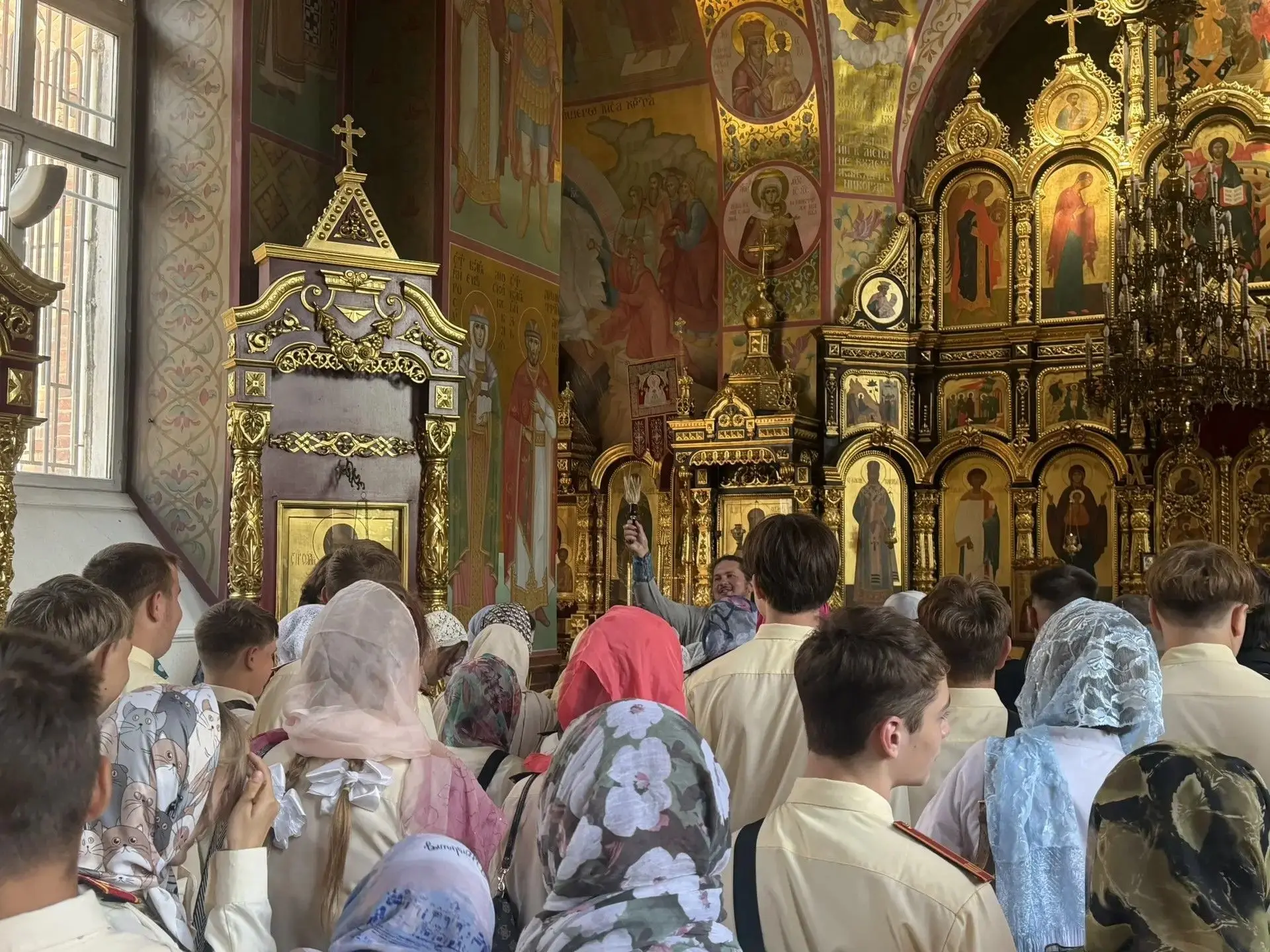1 сентября кадеты 8-11 классов приняли участие в экскурсия «Оскол православный»: «Свято...