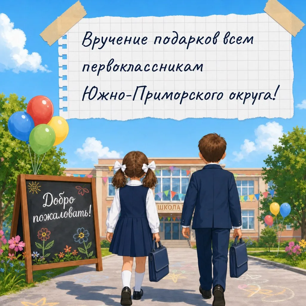 🔔 Уважаемые жители МО Южно-Приморский - родители будущих первоклассников!