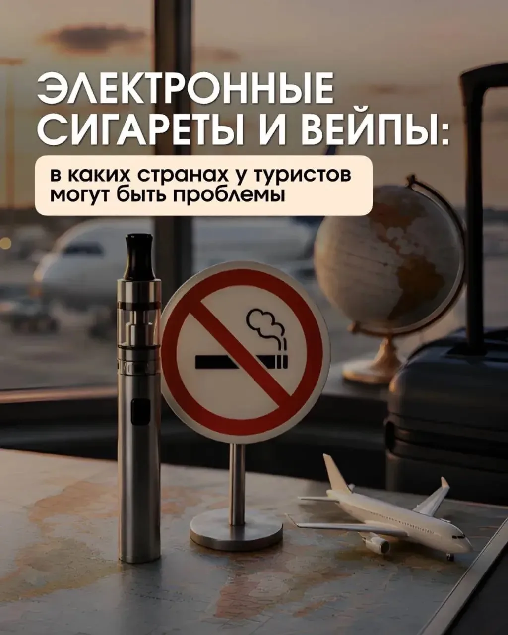 Электронные сигареты и вейпы: в каких странах у туристов могут быть проблемы🚭
