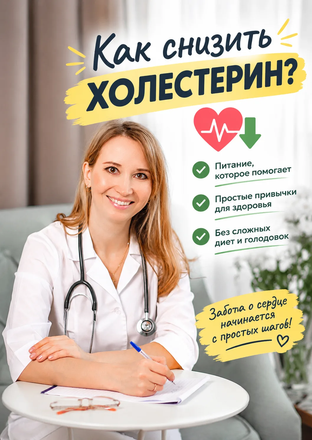«У меня высокий холестерин. И что теперь — всю жизнь пить таблетки?»