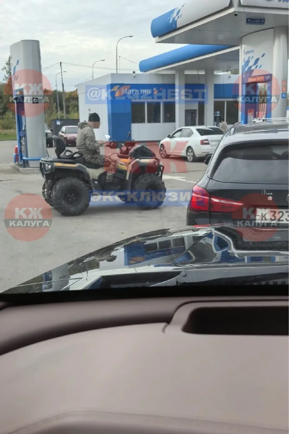 Без очереди влез