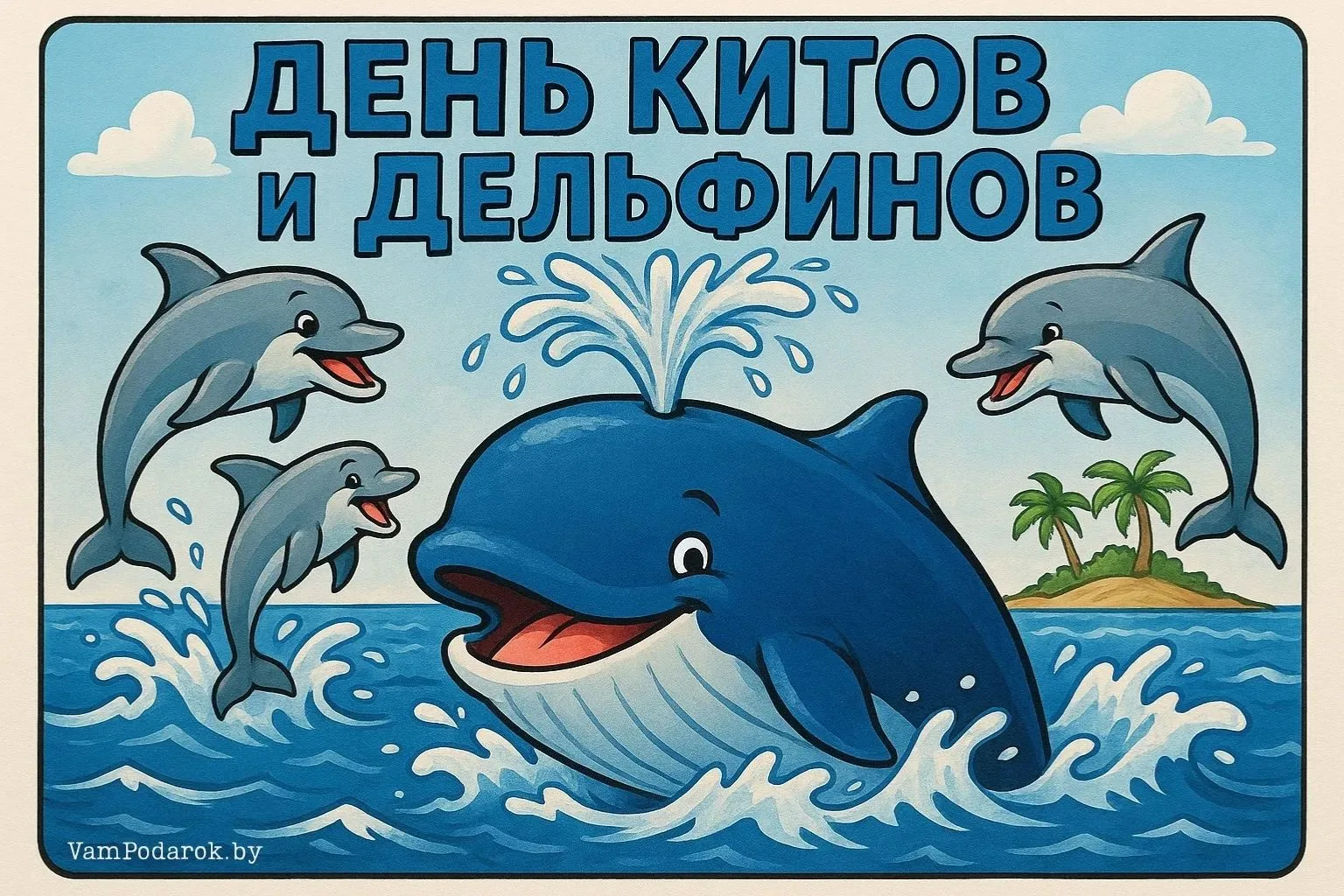 🎉 23 июля — Всемирный день китов и дельфинов! 🎉
Группа «Ромашка» не осталась в стороне и устроила 