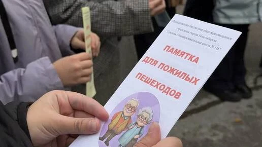 Госавтоинспекция напомнила пожилым людям о правилах дорожной безопасности