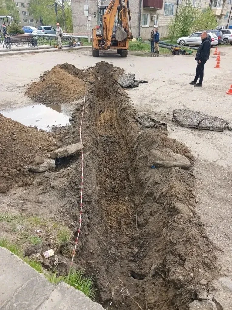 🔧 Оперативное устранение аварии:водоснабжение в Приамурском восстановлено!