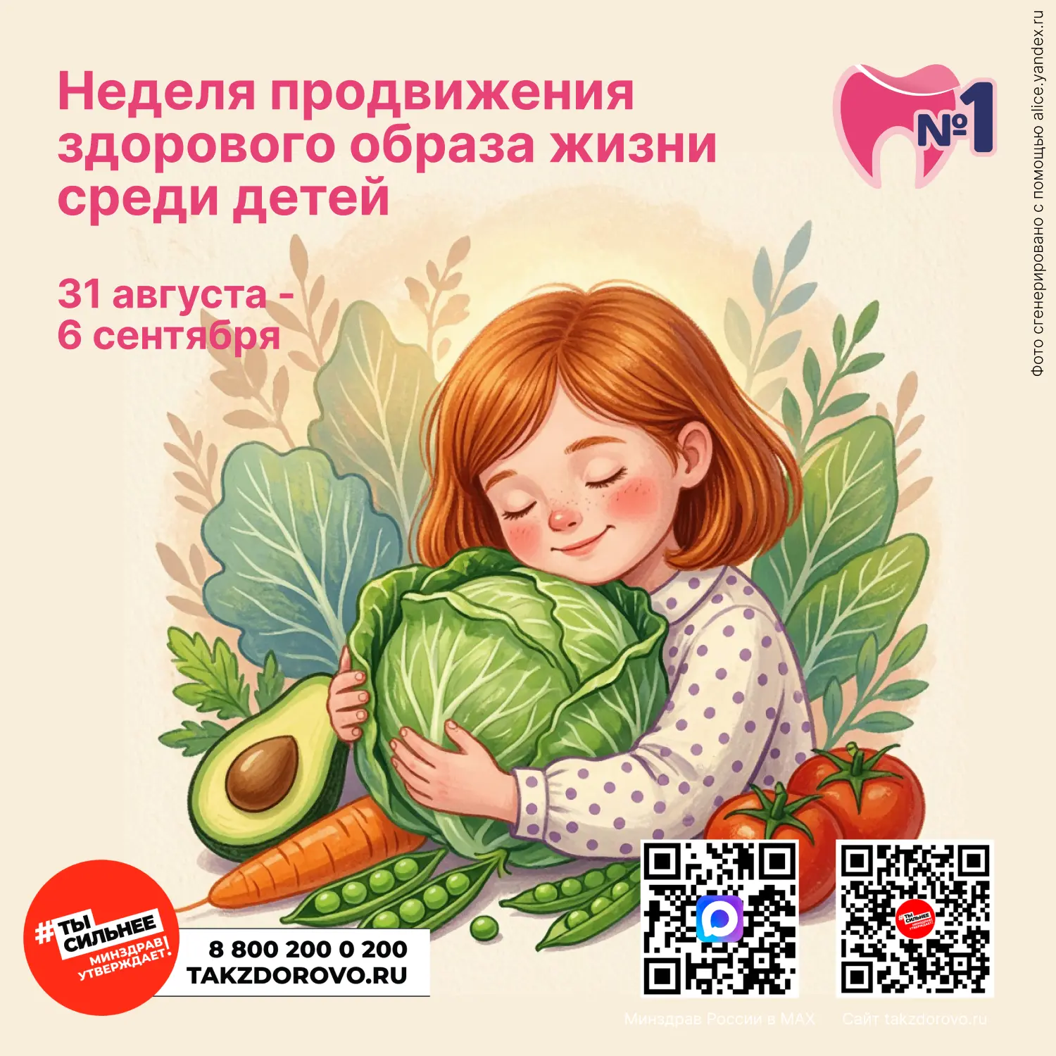 🍏 C 31 августа по 6 сентября проходит Неделя продвижения здорового образа жизни среди ...