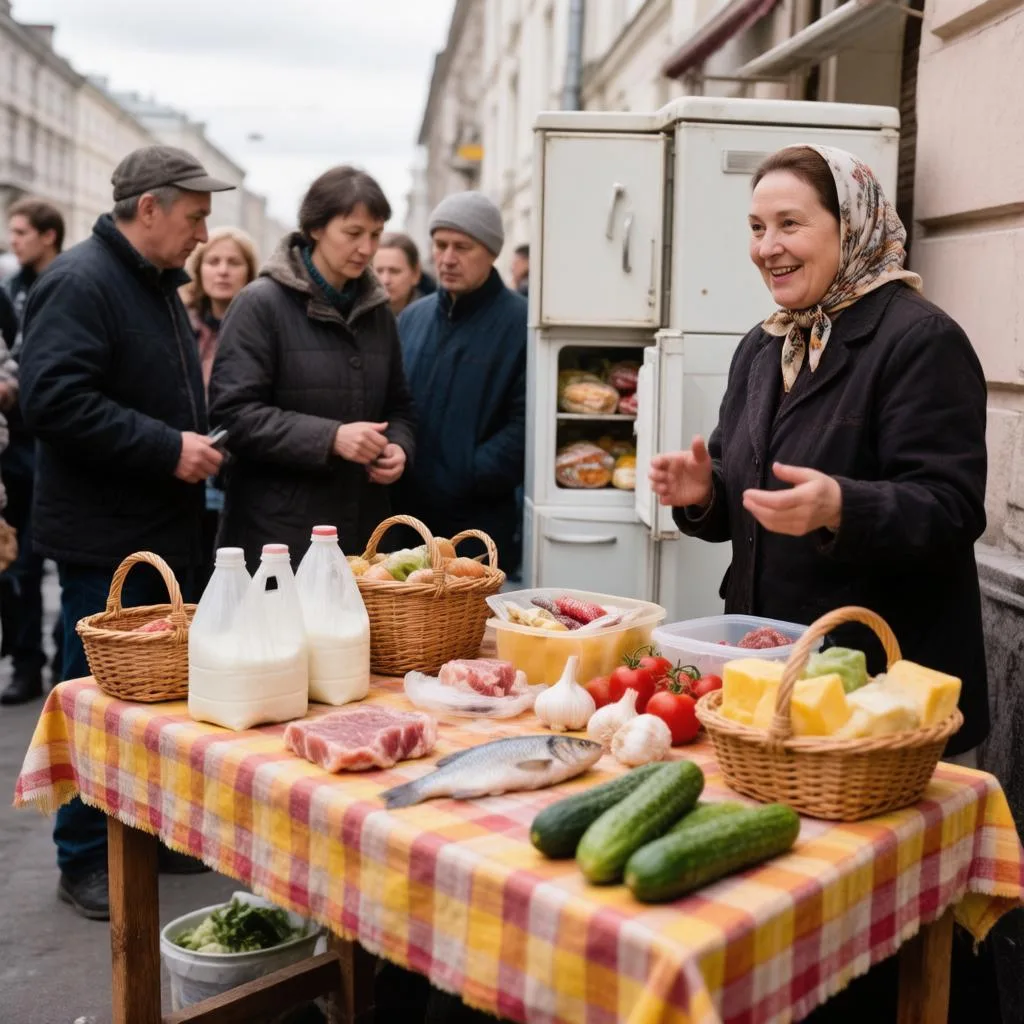 Не покупайте продукты на улице с рук!
