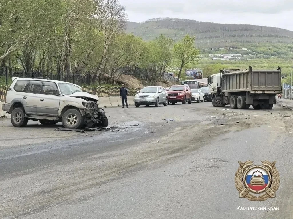 В ДТП на улице Пограничной в Петропавловске пострадал виновник аварии