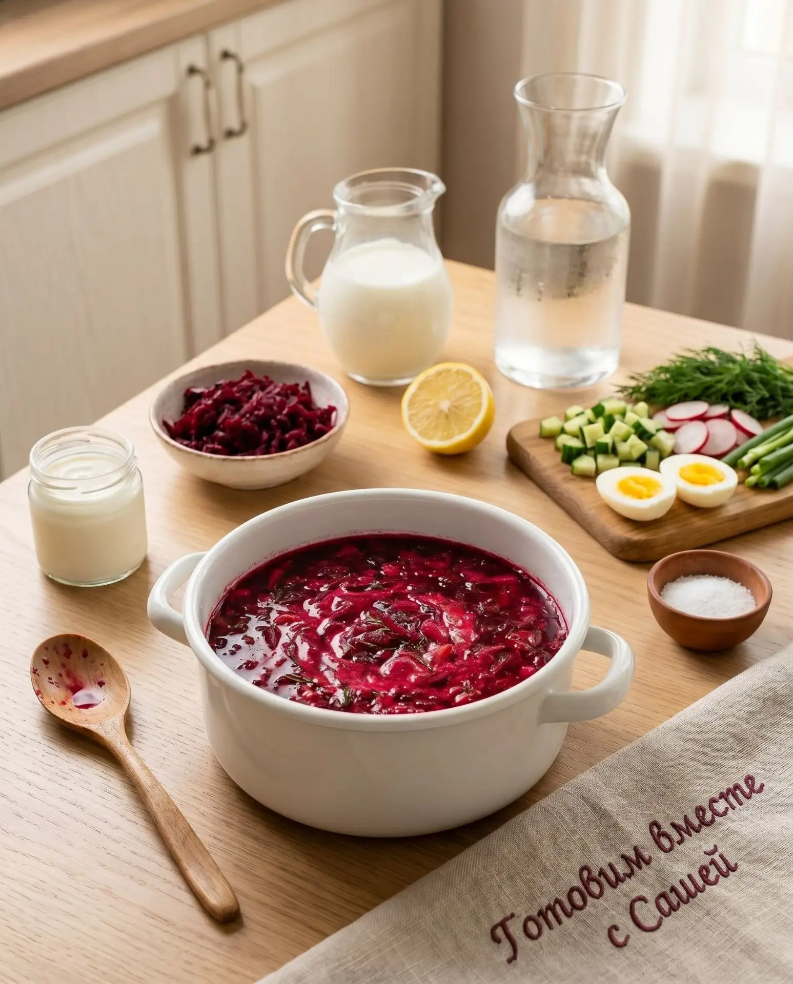 Свекольник «БОРДОВЫЙ АНТИДЕПРЕССАНТ» 💜🍲

Пока кто-то спорит, что лучше — окрошка на квасе или на к