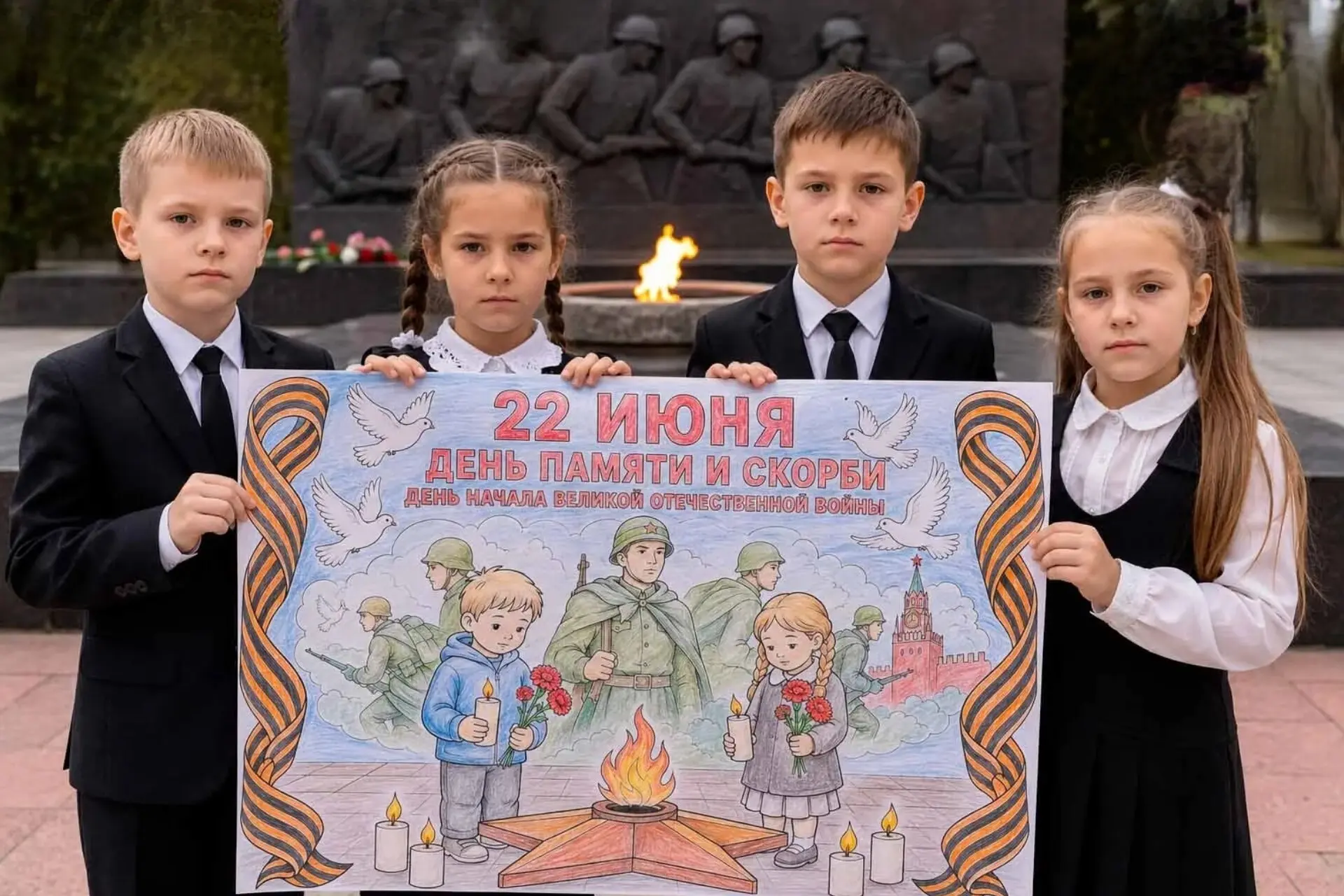 22 июня - день памяти и скорби, посвящен одной из самых трагических дат в истории России — началу Ве