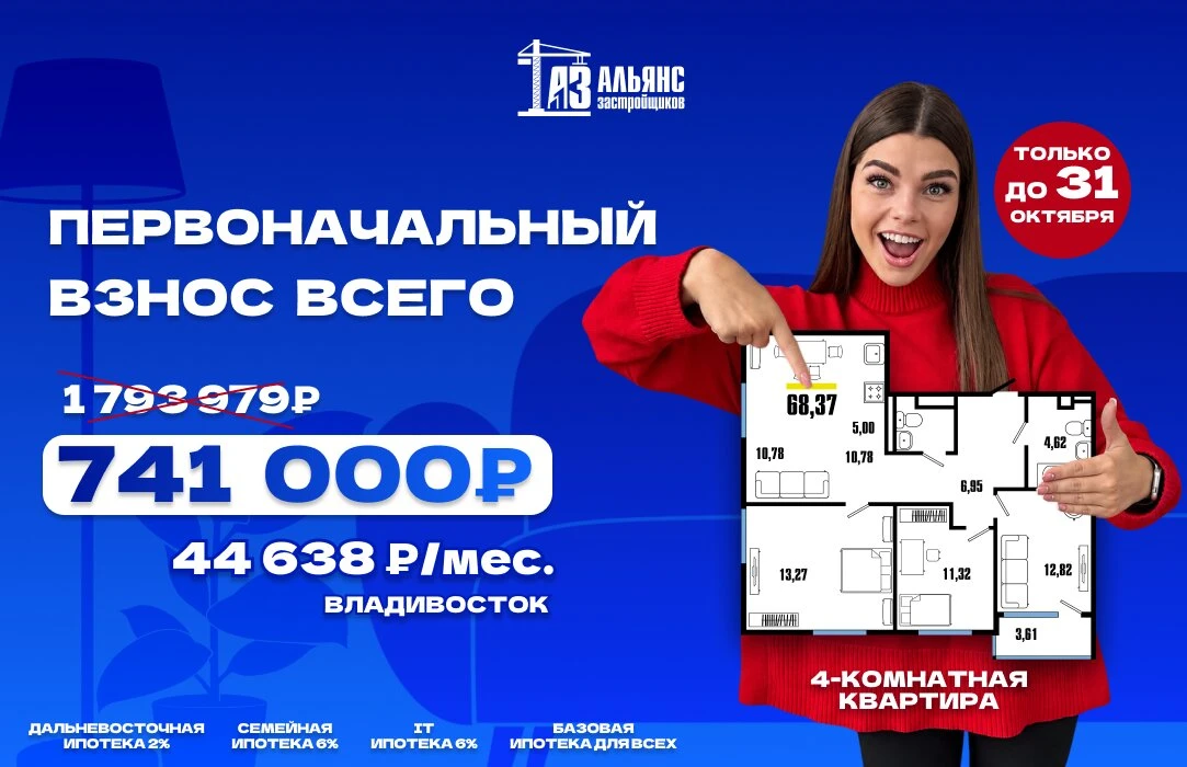 Есть всего 700 000₽? Ура! Наконец-то хватит на квартиру!